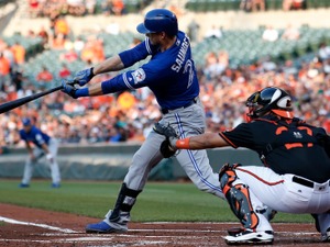 ソーンダースが1試合3発、8打点でブルージェイズの勝利に貢献 画像