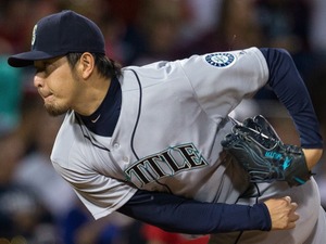 マリナーズ・岩隈久志、4失点も粘投で今季6勝目 画像