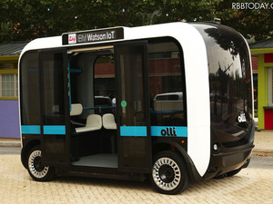 3Dプリンター製の自動運転バス「Olli」登場…IBMの人工知能「Watson」搭載 画像