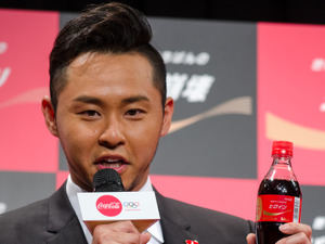 北島康介、コカ・コーラとオリンピックを盛り上げる…競泳の後輩・今井月に期待 画像