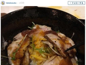 小塚崇彦「うまし」…ローストポーク丼を堪能 画像