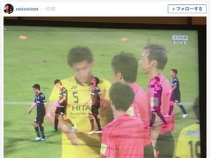 潮田玲子、夫の柏レイソル・増嶋竜也の残像ショットを投稿 画像