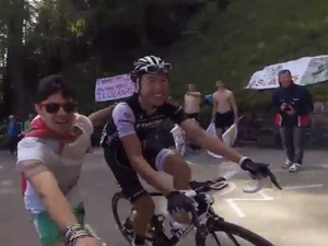 【ジロ・デ・イタリア14】ファンが選手に触れる、ロードレースの魅力が詰まった動画に別府史之も登場！ 画像
