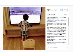 フロンターレ・小林悠、愛息の応援受けて…7試合連続ゴールで記録に王手！ 画像