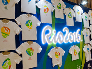 【リオ2016】公式グッズの人気はTシャツ…ピクトグラムで競技をデザイン 画像