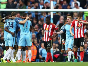 マンチェスター・シティ、サンダーランドとの開幕戦に勝利 画像