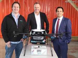 空からピザがやってくる！ドミノ・ピザがドローン宅配の成功を報告 画像