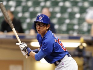 カブス・川崎宗則が代打で二塁打、初打点も記録 画像