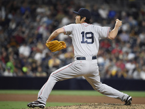 レッドソックス・上原浩治、復帰戦で2奪三振 画像