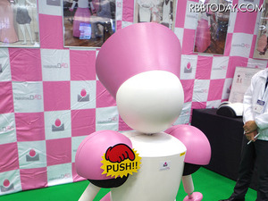 ロボットだけど“柔らかい”？ ケアロボット「ミエちゃん」 画像