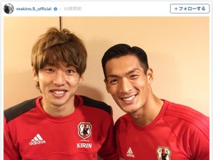 サッカー日本代表・槙野智章、ケルンの後輩・大迫勇也と再会 画像