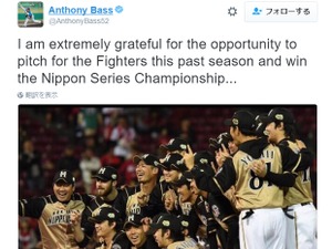 日本ハムのバースが退団、アメリカ球界へ復帰「札幌大好き ！」 画像