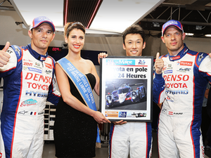 【ルマン14】トヨタ中嶋一貴が快挙！日本人ドライバー初のポールポジション 画像
