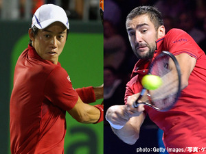 錦織圭対チリッチ、GAORA SPORTSが11/18生中継 画像