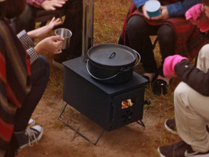 アウトドア用薪ストーブセット「はじめてのまきちゃん」予約開始 画像