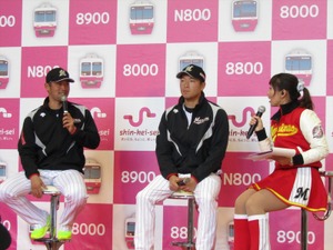 ロッテ・清田育宏、同僚の田中靖洋を鼓舞「お前は160キロ投げられる」 画像