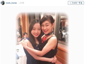 フィギュア・本田真凛「みんなのお姉さん」…村上佳菜子との仲良しショット公開 画像