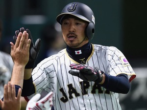 【WBC2017】侍ジャパン・菊池涼介、死球にヒヤリも…2試合連続3安打と絶好調 画像
