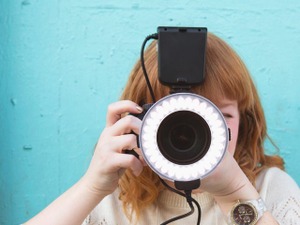 撮影は光量調節がカギ！見た目もおしゃれなフラッシュリング 画像