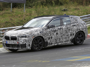 21インチホイール装着！BMW X2市販型、ニュルで「X1」との差を見せつけた！ 画像