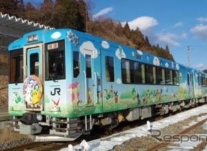 【GW】大船渡線ポケモン列車がリニューアルへ、5月7日に最終運行…限定記念乗車証も配布 画像