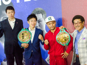 ボクシング新王者・拳四朗と比嘉大吾が喜びの声…統一戦にも意欲 画像