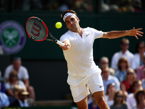 フェデラーが4年連続の全英3回戦進出、尻上がりに調子を上げストレート勝ち 画像