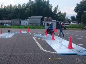 バイクの部活「二輪車競技部」、洗剤まいて悪路踏破特訓...熊本県立矢部高校 画像
