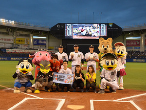 ロッテvsオリックス公式戦イベント、千葉商科大学がプロデュース 画像