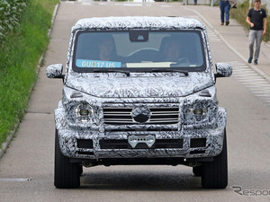 メルセデス Gクラス 最強モデル「AMG G63」、次期型ディティールが見えてきた 画像