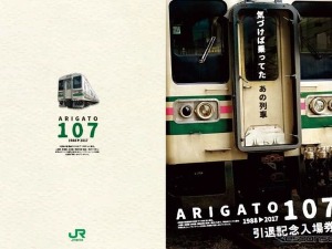 JR東日本107系引退で「ありがとう」入場券　10月7日発売 画像