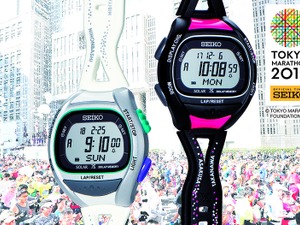 セイコー、「東京マラソン2018」限定ランニングウオッチ発売 画像
