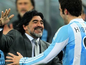 オレの方が勝てる！マラドーナがアルゼンチン代表監督復帰を希望 画像