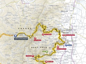 【ツール・ド・フランス14】第9ステージはいきなり2級山岳を上る起伏の多いコース 画像