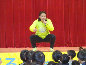 浜口京子、子どもたちにアニマル体操を指導…こころのチャレンジプロジェクト 画像