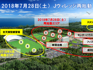 サッカーナショナルトレーニングセンター「Jヴィレッジ」再稼働日が7/28に決定 画像
