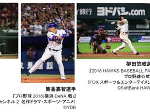 プロ野球12球団が行う公式戦をJ:COMが生放送 画像