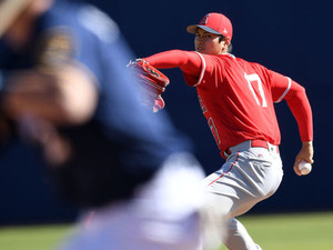 大谷翔平、圧巻8奪三振！米でも二刀流起用が本格スタート「丁寧に進めてもらってる」 画像