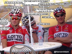 【ツール・ド・フランス14】ロット・ベリソルの鉄人ハンセン、アルプス前の憂鬱なひととき 画像