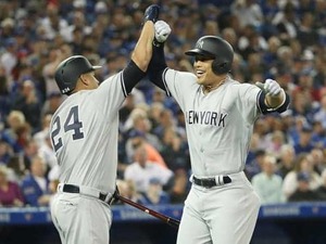 スタントンが衝撃のヤンキースデビュー！開幕戦で2発＆3安打4打点の大暴れ 画像