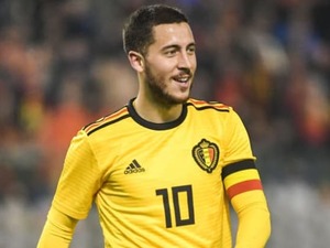 W杯直前のアザール、国王から「ハンバーガー事件」をネタにされる 画像