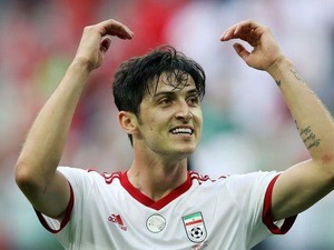 衝撃の発表…W杯のイラン代表FWアズムン、23歳で代表引退 画像