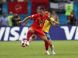 「アザールはネイマールより上」…ブラジルとベルギーの10番対決はアザールが才能見せつけて完勝 画像