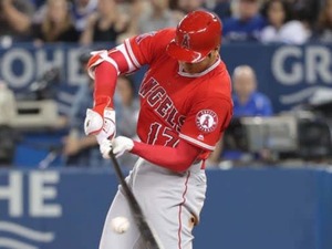 大谷翔平、1四球も3戦ぶり無安打…9回最後の打者となり、エンゼルスは連勝ならず 画像