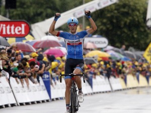 【ツール・ド・フランス14】リトアニア人ツール初勝利を飾ったナバルダスカス「この勝利はチームワークがすべて」 画像