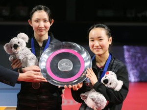 “みまひな”ペアが日本人対決制し優勝＜卓球・ITTFオーストラリアOP女子6日目＞ 画像