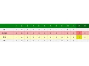 ヤクルト6連勝、延長11回に青木二塁打→山田適時打で決勝点！巨人は6連敗 画像