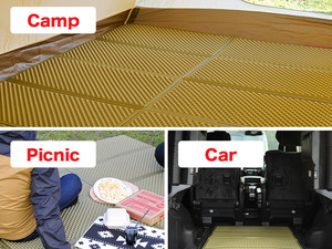 冬も夏も快適に眠れるXPEフォームを使用した「WAQ キャンプマット」発売 画像