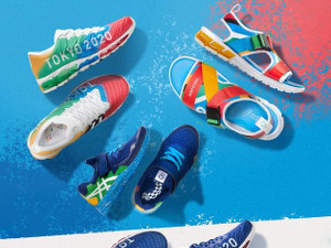 オリンピックシンボルカラーを取り入れた東京2020公式ライセンスシューズ発売 画像