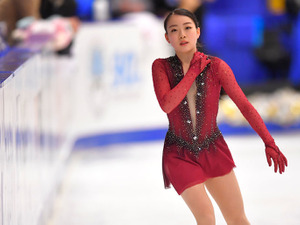 紀平梨花、イメージを変えた新衣装に注目が集まる　NHK杯ショートプログラムは2位発進 画像